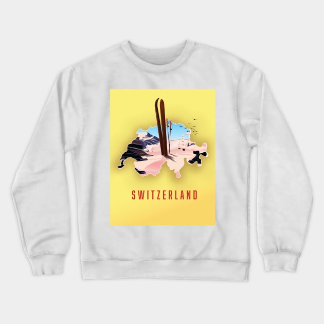 Switzerland Crewneck Sweatshirt by nickemporium1